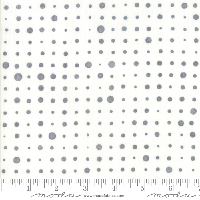 Modern Backgrounds More Paper White Dotties by Zen Chic for Moda 1673
