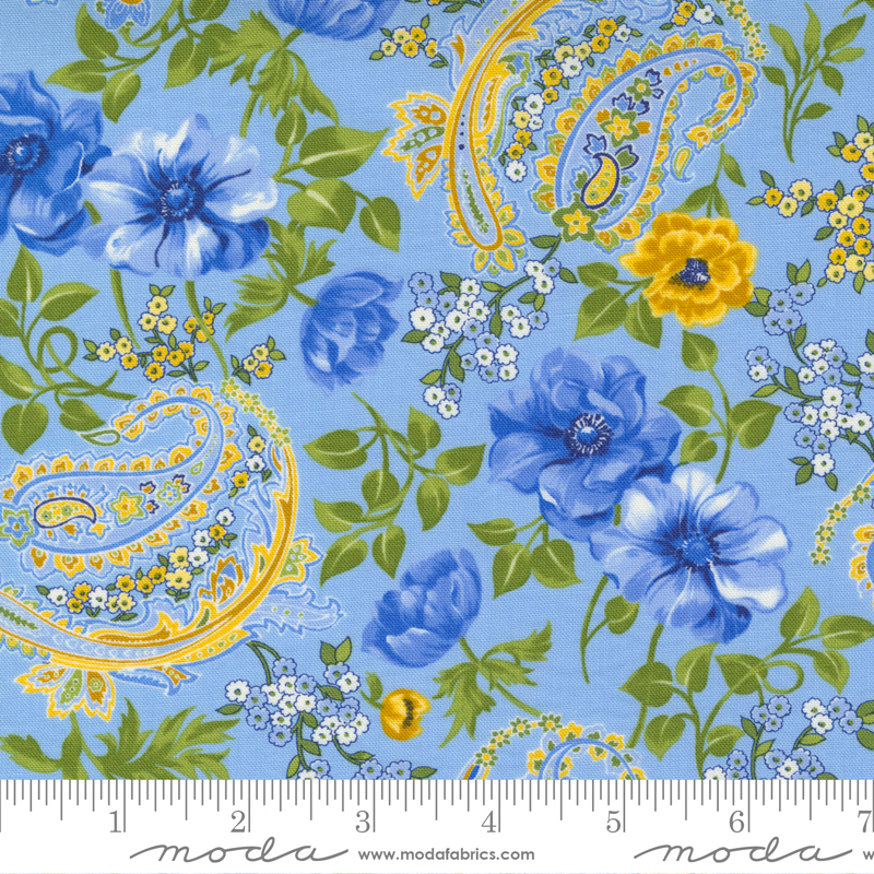 Summer Breeze 2021 Sky Flowers & Paisley by Moda Fabrics 3361014