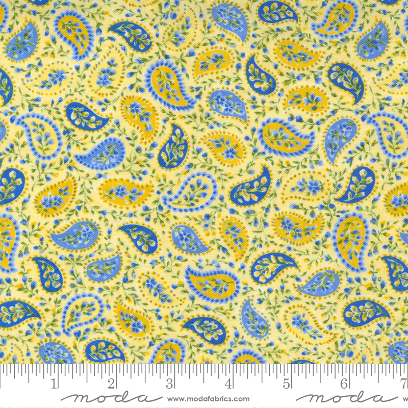 Summer Breeze 2021 Yellow Paisley by Moda Fabrics 3361413 752106623026