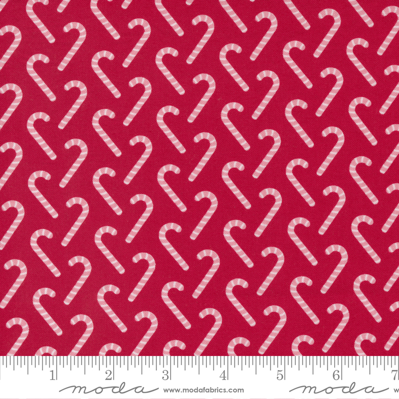 Candy Cane Lane by Moda 24124 16 Cardinal 752106658172