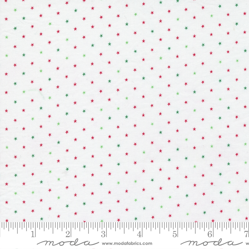 2410655 Candy Cane Pindots Candy Cane Lane Moda Fabrics 752106658264