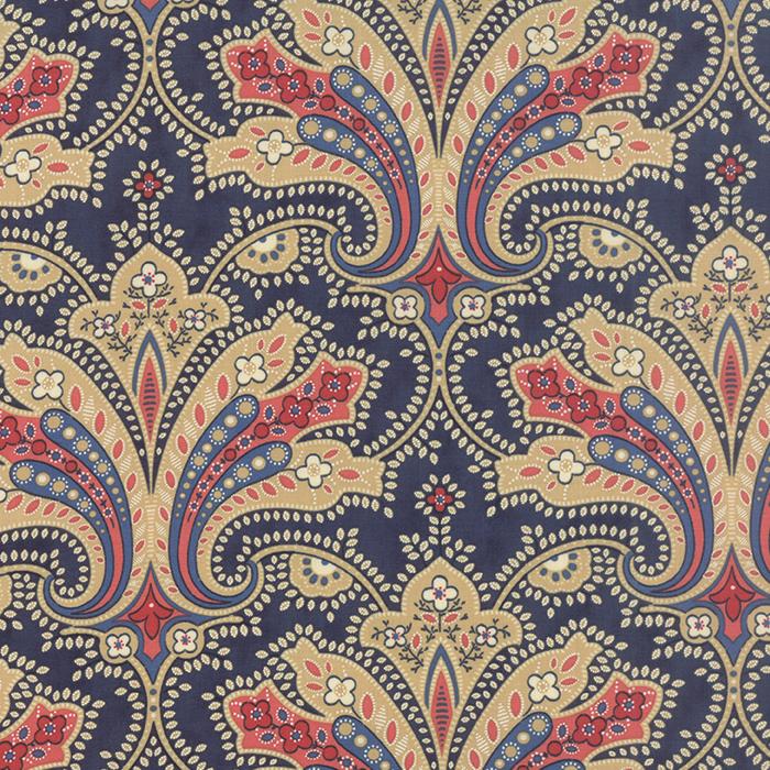 Polka Dots Paisleys Deep Blue 14801 19 752106207561