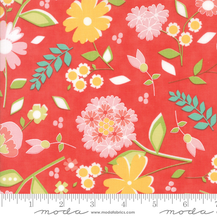 Moda Flower Mill Bloomy Poppy by Corey Yoder from Coriander Quilts 752106371002