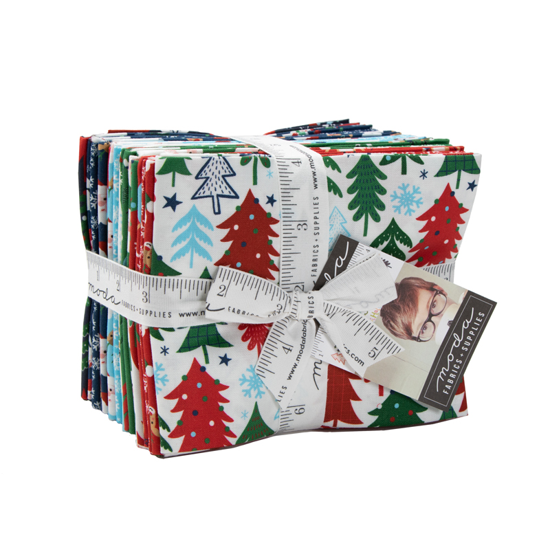 Abi Hall Jolly Season Fat Quarter Bundle 20 fqs Moda Fabric Christmas