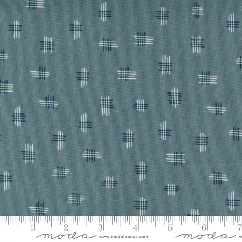 Moda Songbook Anchored 45526 14 Blue 752106609204