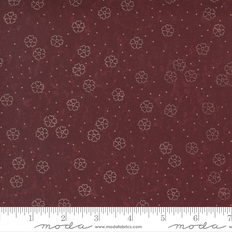 Freedom Road by Kansas Troubles Floral Red/Tan Moda 9693 13 752106667167