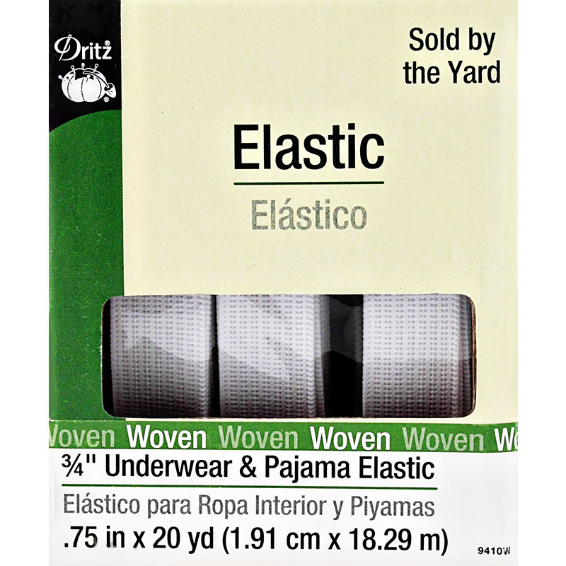 Underwear Pajama Elastic 3/4 WH 072879094107