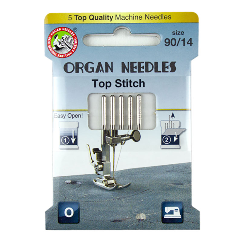 Organ Top Stitch Machine Needle 90 5ct 4964832911681