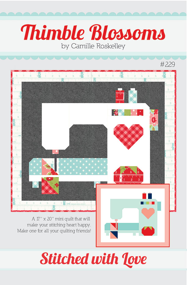Stitched With Love Mini Quilt Kit (Includes backing fabric & pattern