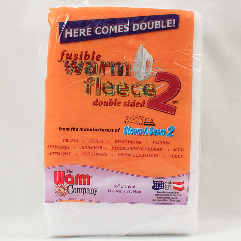 Warm Fleece 2X Fusible 1ydx45 753705018824