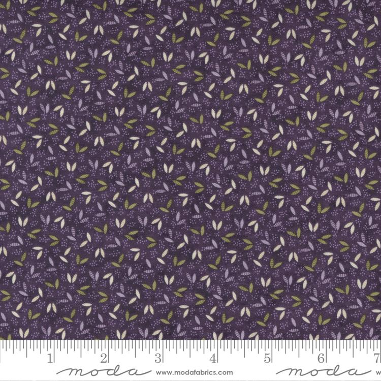 Cuttings Blender on Plum Iris & Ivy by Moda Fabrics 752106672772
