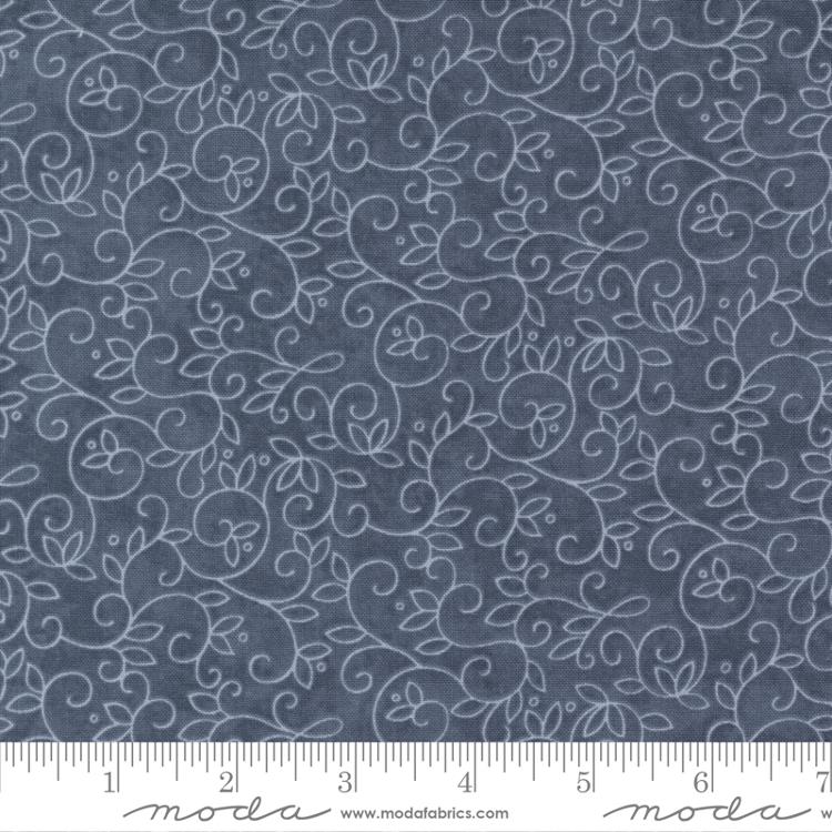 Winter Flurries Night Blue Fabric by Holly Taylor for Moda Fabrics 6885