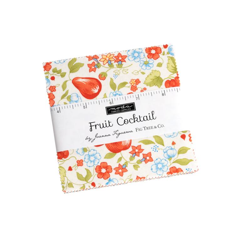 Fruit Cocktail Charm Pack by Fig Tree for Moda 20460PP 752106713345