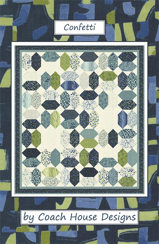 Confetti Quilt Pattern / 60 X 69 / Coach House Designs 593220220841