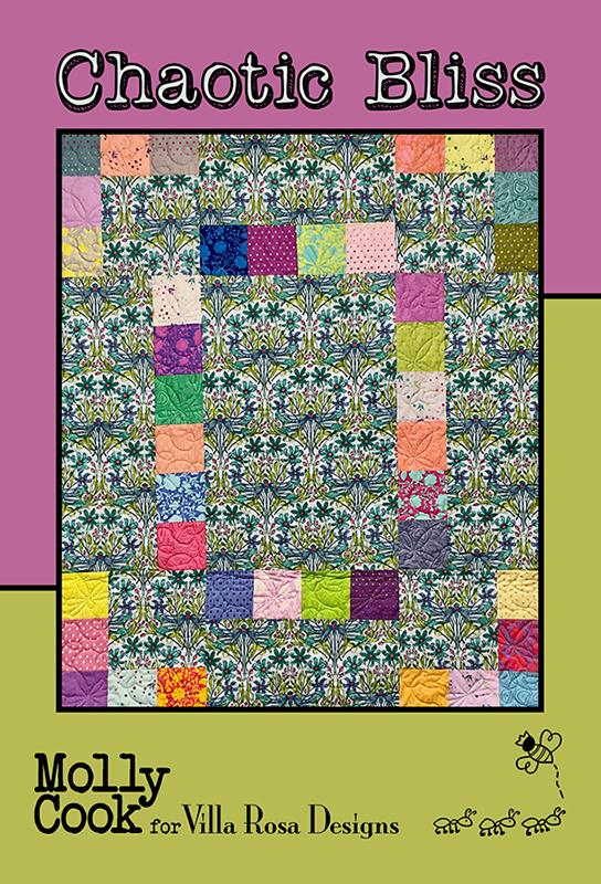 Chaotic Bliss Quilt Pattern by Villa Rosa Designs 609670632049