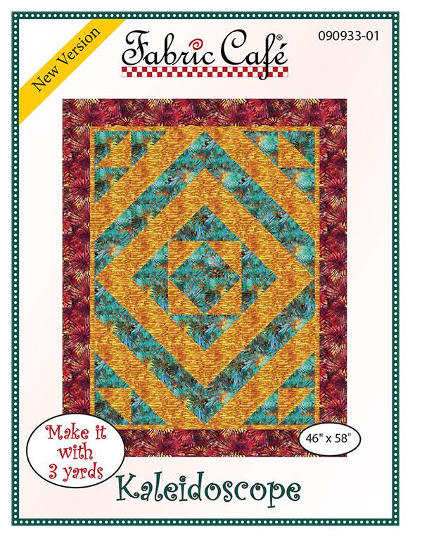 Kaleidoscope 3Yard Quilt Pattern by Donna Robertson of Fabric Cafe