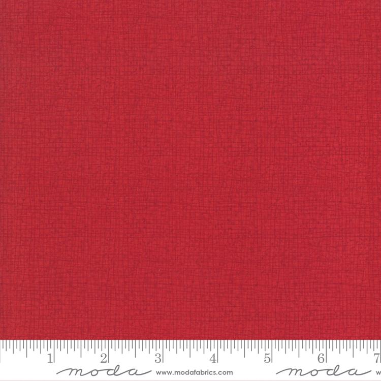 108 Thatched Scarlet 11174 119 Moda Basics Wide Back Fabric