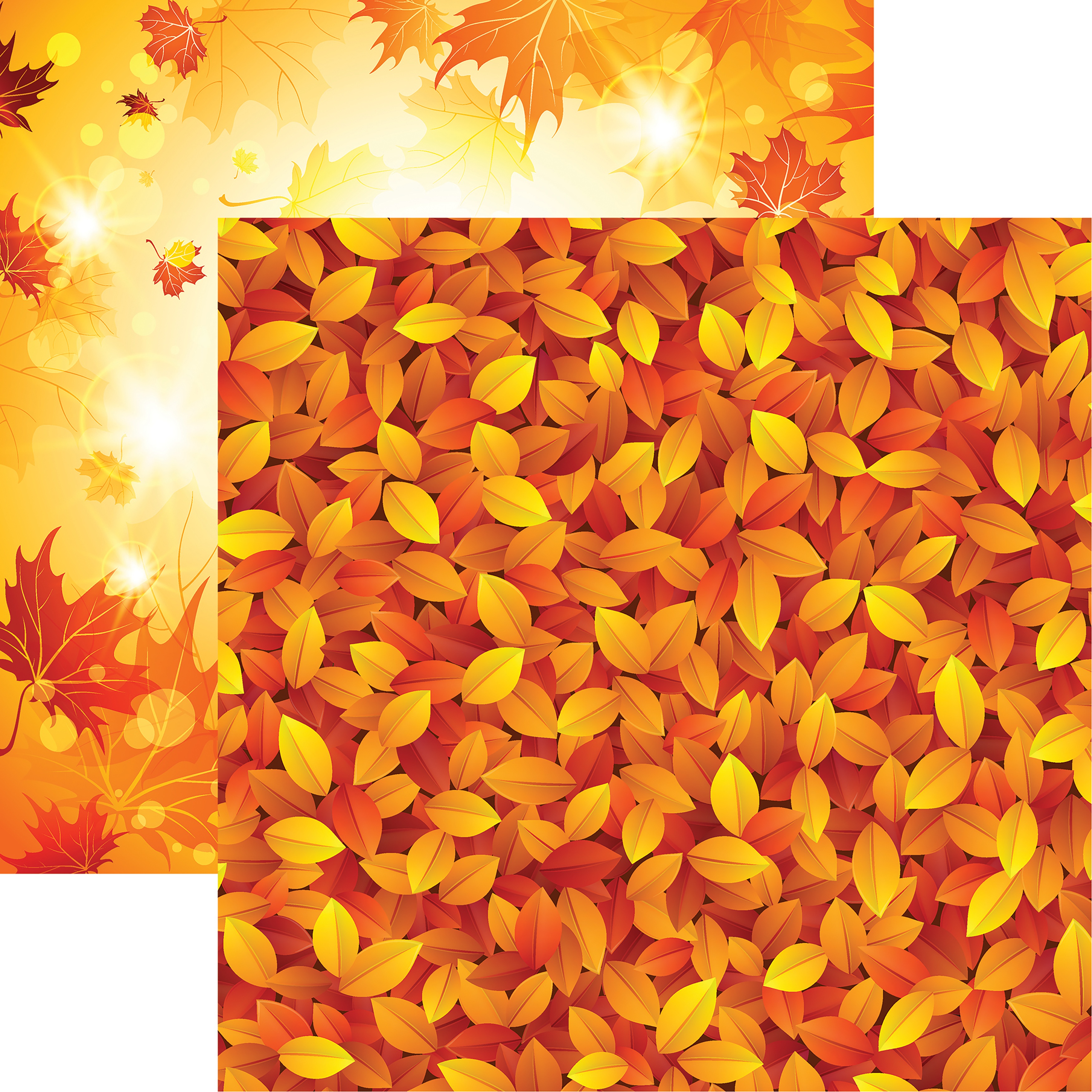 Autumn Splendor DoubleSided Cardstock 12X12Splashes Of Color 1944202511