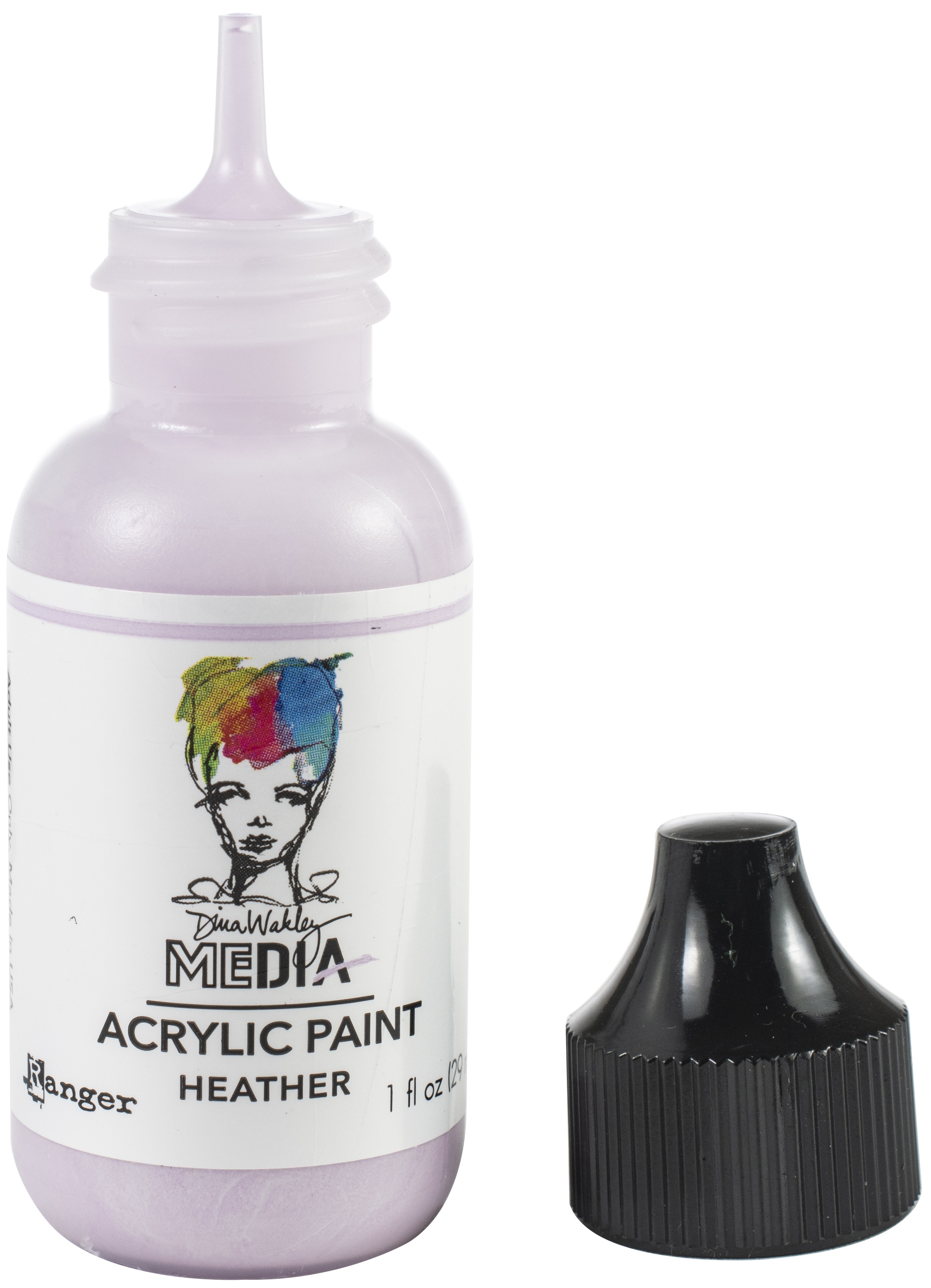 Dina Wakley Media Acrylic Paint 1ozHeather 789541065609