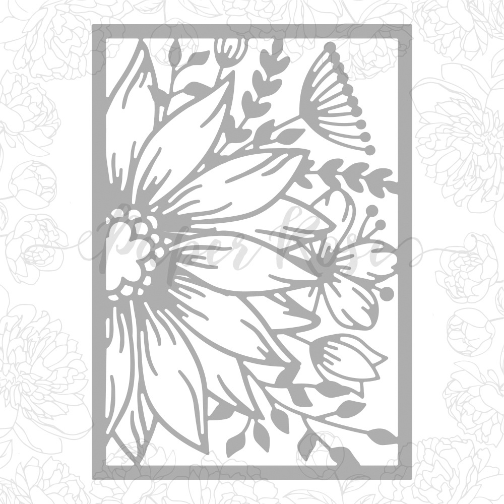 Paper Rose DiesBlooming Flowers Background 787099647247