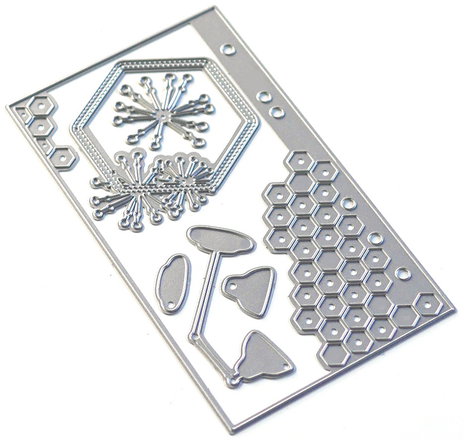 Elizabeth Craft Metal Die Sidekick Essentials 13 Hexagon Insert