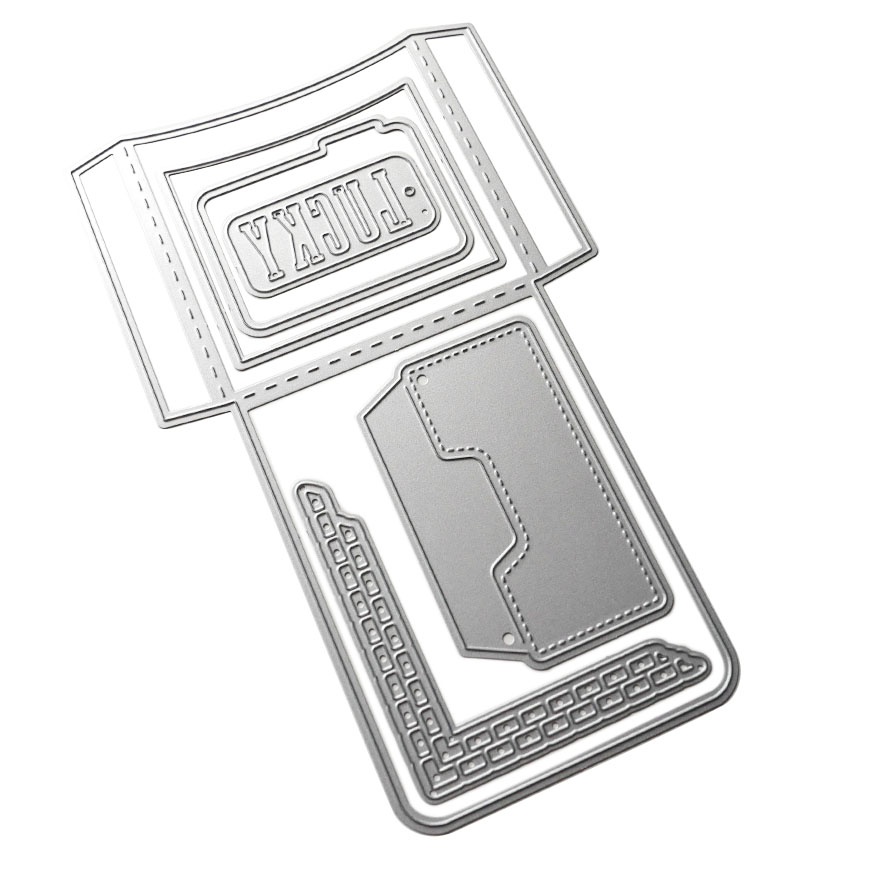 Elizabeth Craft Metal DieCurved Library Pocket 810003536495