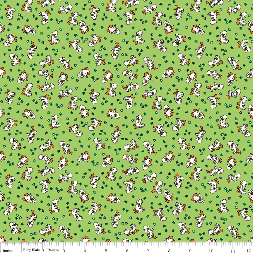 Toy Chest 3 Ducks Green