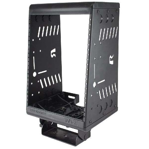 ToughBox™ Console 13" Vertical Radio Rack with Total Faceplate Area of