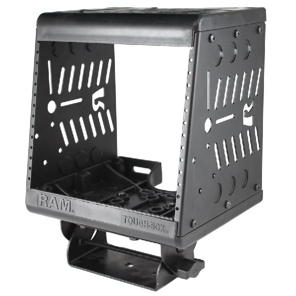 ToughBox™ Console 9" Vertical Radio Rack with Total Faceplate Area of