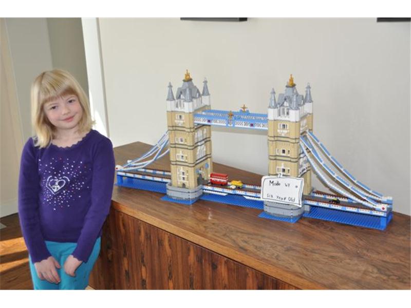 Youngest Person To Assemble The Lego London Tower Bridge World Record
