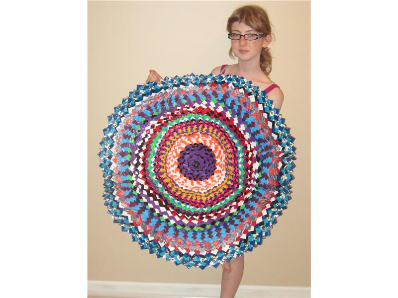 Largest Duct Tape Flower World Record Vanessa Powers