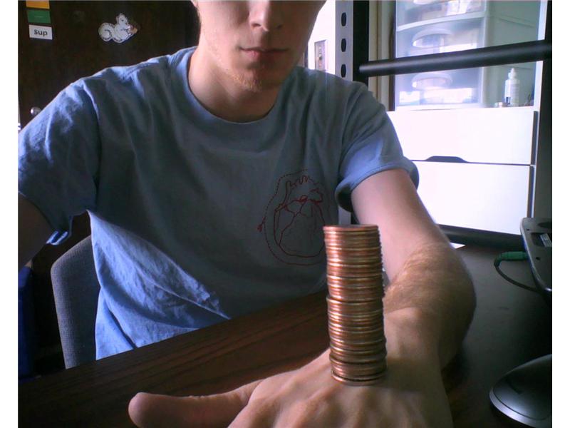 Most Quarters Balanced On Hand World Record Brad Parbs