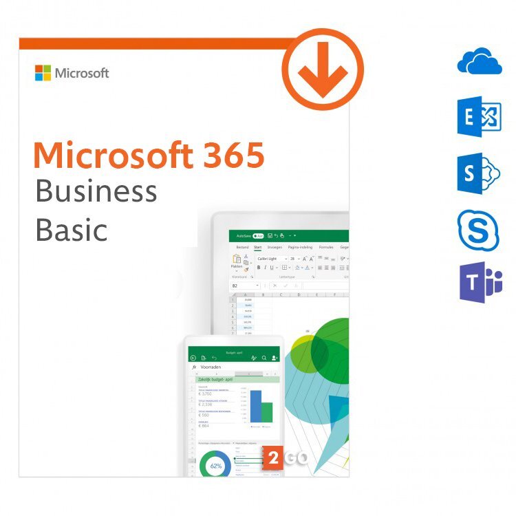 Microsoft Office 365 Business Essentials (Yearly) Software kopen