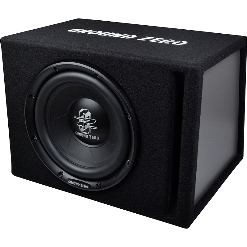 Ground Zero GZIB 25BRACT Subwoofer in kist 10" 250 Watt RMS Hifi