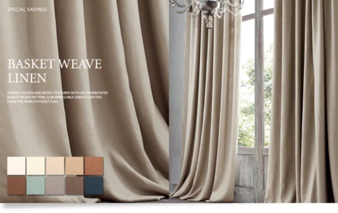 Drapery Collections Restoration Hardware