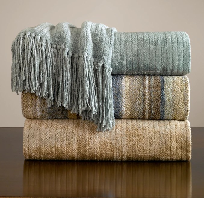 Solid Chenille Throw