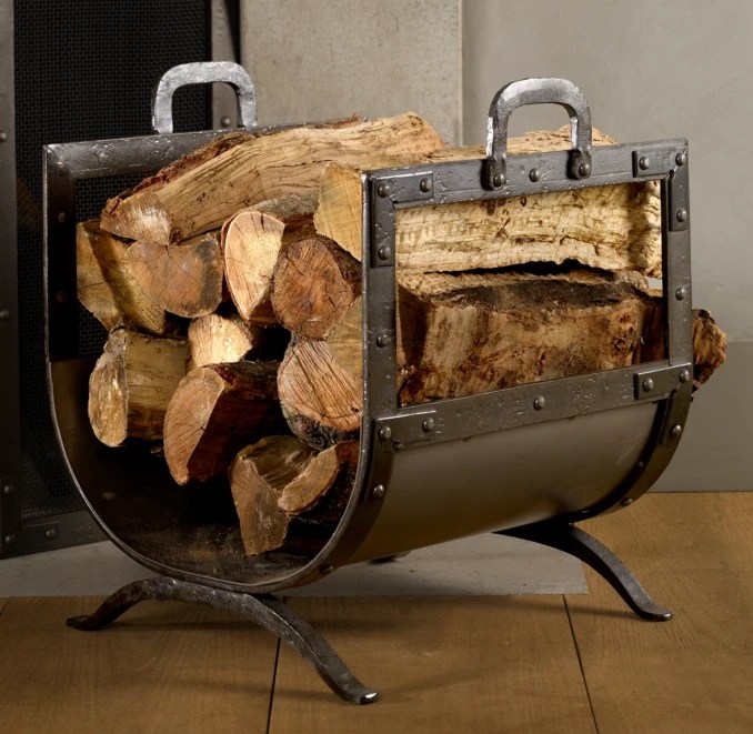 Rivet Hearth Wood Holder