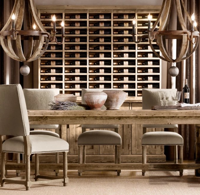 Salvaged Wood Vintner's Hutch