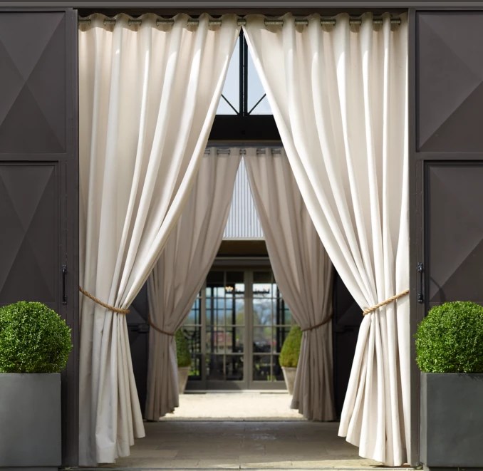 Outdoor Sunbrella® Canvas Drapery