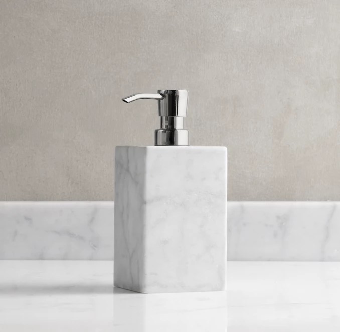 Carrara Marble Soap Dispenser
