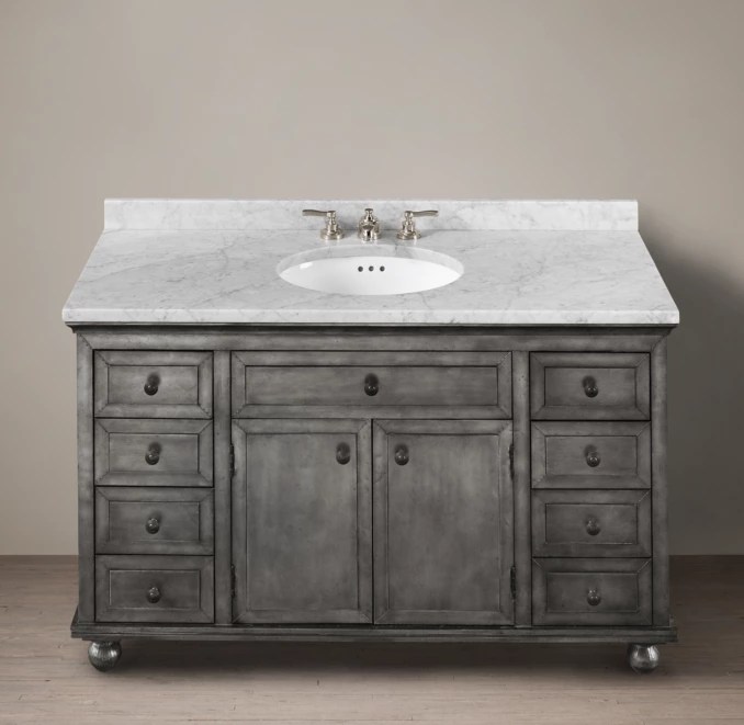Annecy MetalWrapped ExtraWide Single Vanity Sink