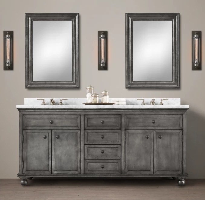 Annecy MetalWrapped Double Vanity