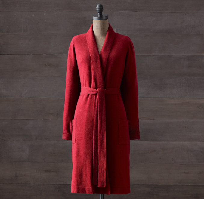 Cashmere Robe Long