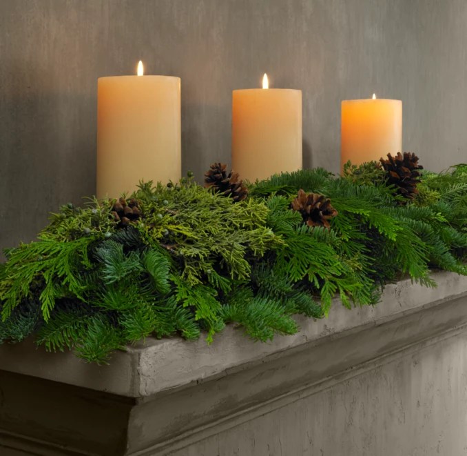 Fresh Juniper & Cypress Garland