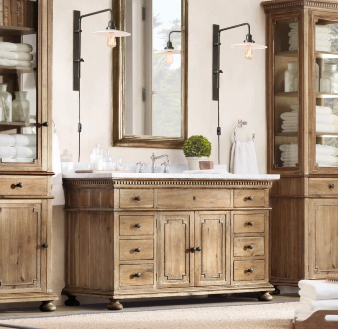 Bathroom Vanities Restoration Hardware Restoration Hardware Style Bathroom Vanities
