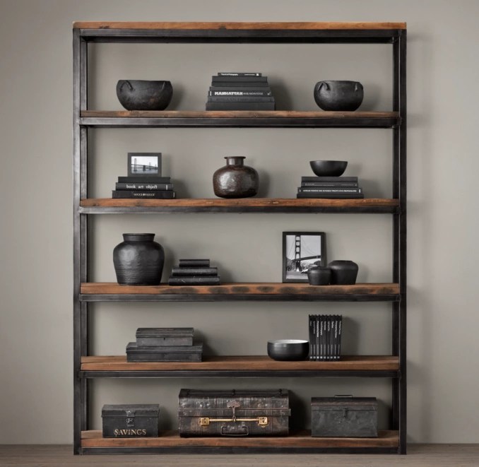 Salvaged Boatwood Single Shelving