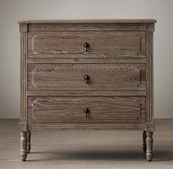 Louis XVI 30" Closed Nightstand