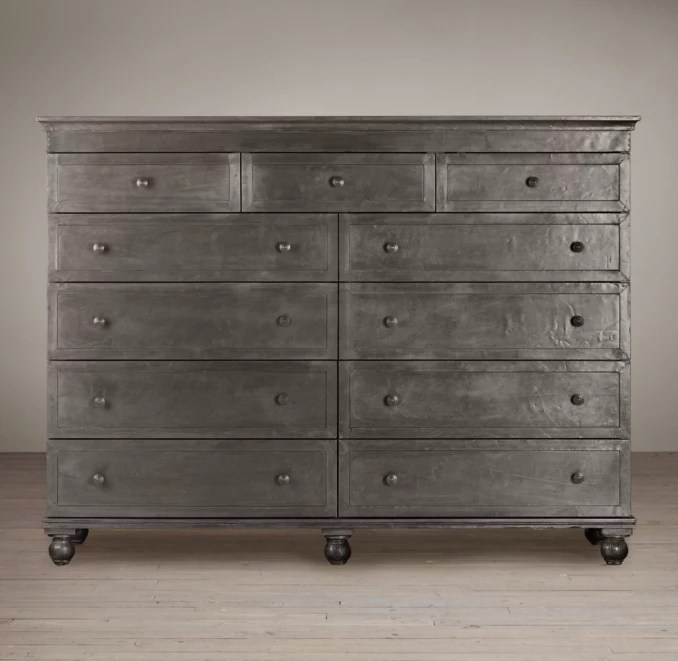 Annecy MetalWrapped 11Drawer Dresser