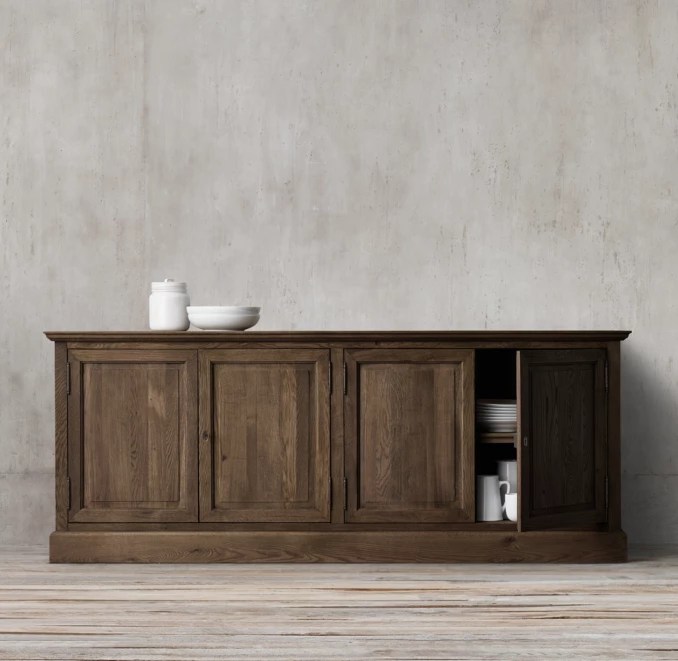 French Panel 4Door Sideboard