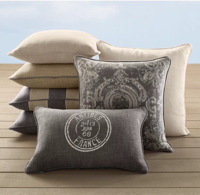 Côte d'Azur Outdoor Pillow Covers